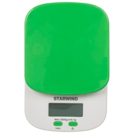 Весы кухонные электронные Starwind SSK2156 макс.вес:2кг голубой - фото 5