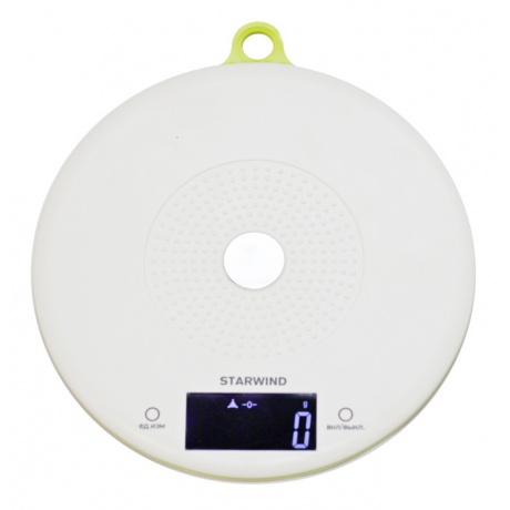 Весы кухонные электронные Starwind SSK5575 макс.вес:5кг белый/зеленый - фото 5
