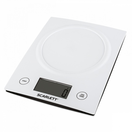 Весы кухонные электронные Scarlett SC-KS57B10 макс.вес:5кг белый - фото 2