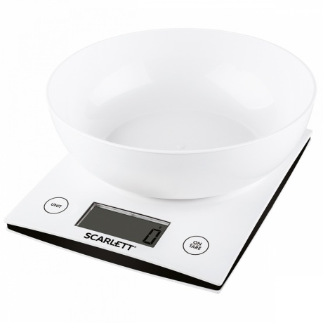 Весы кухонные электронные Scarlett SC-KS57B10 макс.вес:5кг белый - фото 4