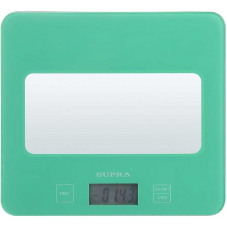 Весы кухонные Supra BSS-4201N зеленый - фото 1