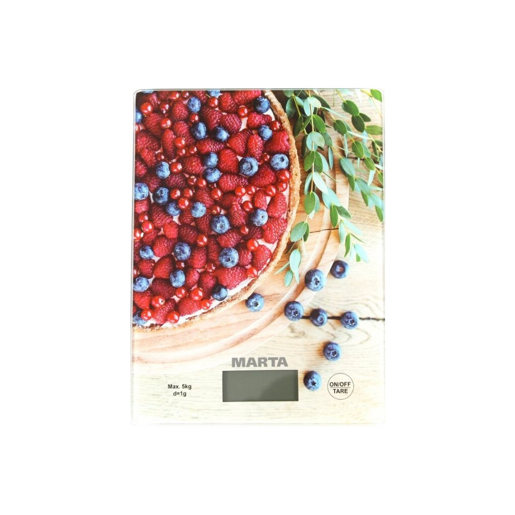 Весы кухонные Marta MT-1634 ягодный пирог