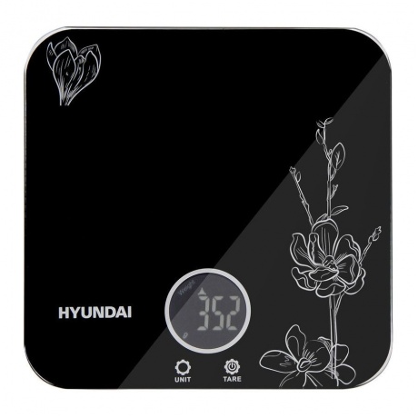 Весы кухонные электронные Hyundai HYS-KG421 черный - фото 1