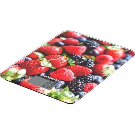 Весы кухонные электронные Starwind SSK3355 ягоды - фото 2