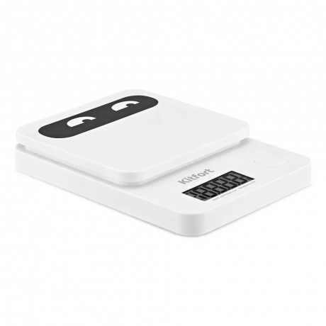 Кухонные весы КТ-817-2 белый - фото 1