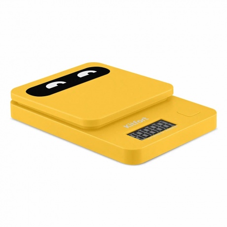 Кухонные весы Kitfort КТ-817-3 желтый - фото 1