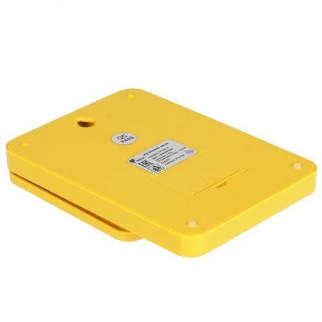 Кухонные весы Kitfort КТ-817-3 желтый - фото 3