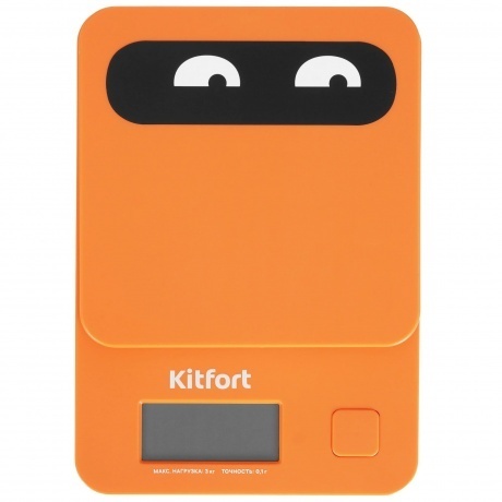 Кухонные весы Kitfort КТ-817-4 оранжевый - фото 1