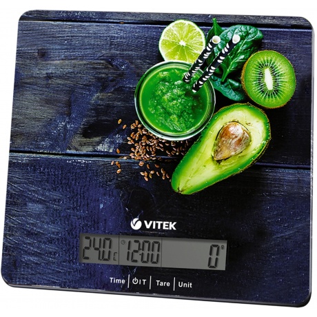 

Весы кухонные электронные Vitek VT-2425 макс.вес:5кг черный