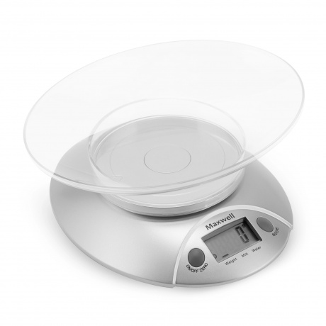 Весы кухонные электронные Maxwell MW-1451 макс.вес:5кг серебрист...