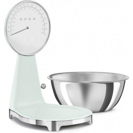Весы кухонные Smeg KSF01PGWW пастельный зеленый - фото 9