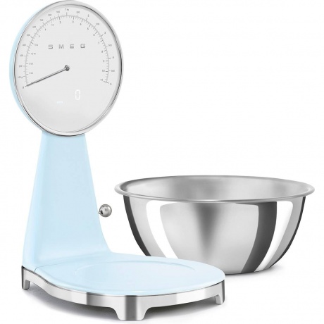 Весы кухонные Smeg KSF01PBWW пастельный голубой - фото 8