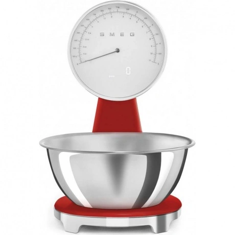 Весы кухонные Smeg KSF01RDWW красный
