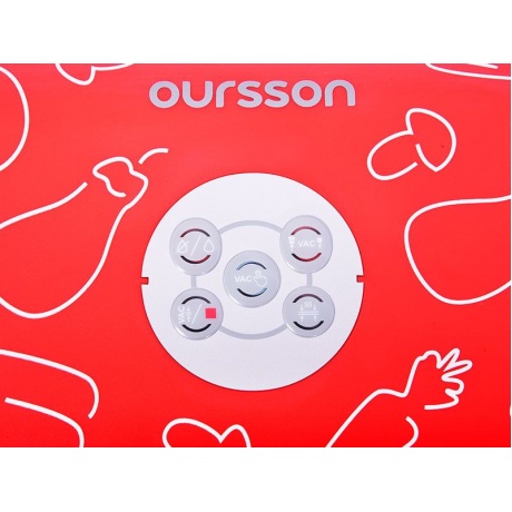 Вакуумный упаковщик Oursson VS0434/RD Red - фото 3
