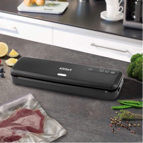 Вакуумный упаковщик Kitfort КТ-1509-1 черный - фото 3