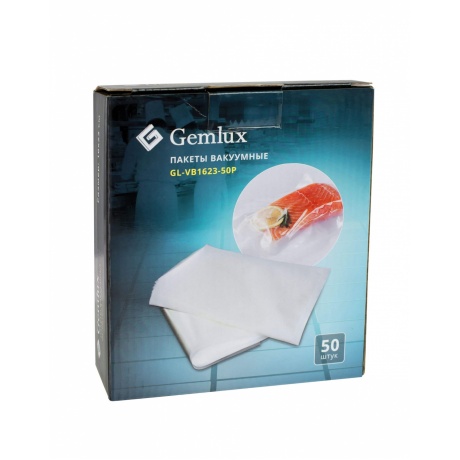 Пакеты для вакуумного упаковщика Gemlux GL-VB1623-50P - фото 1