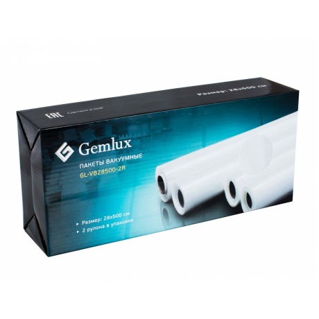 Пленка в рулоне для вакуумного упаковщика Gemlux GL-VB28500-2R (2шт) - фото 1