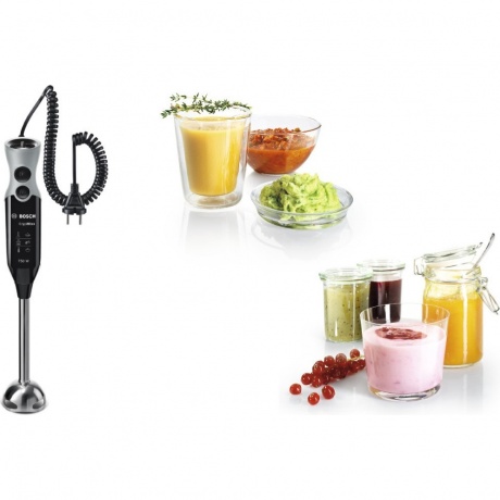 Блендер погружной Bosch MSM67170, 750 Вт, черный - фото 3