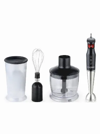 Блендер погружной Starwind SBS3432b 800Вт черный/красный