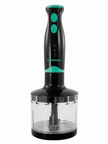 Блендер погружной Starwind SBP2322b 800Вт темно-серый/бирюзовый