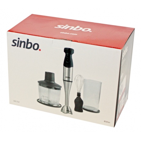 Блендер погружной Sinbo SHB 3154 850Вт нержавеющая сталь/черный - фото 8
