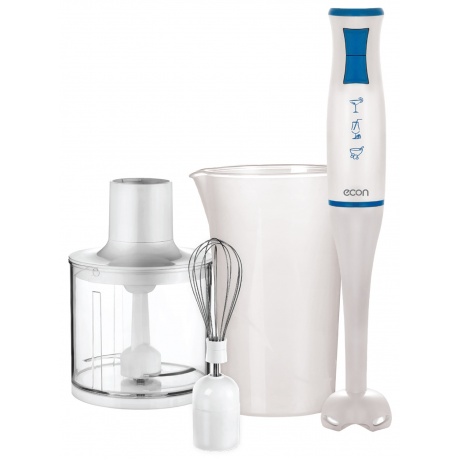 Блендер погружной Econ ECO-401HB White-Blue - фото 1