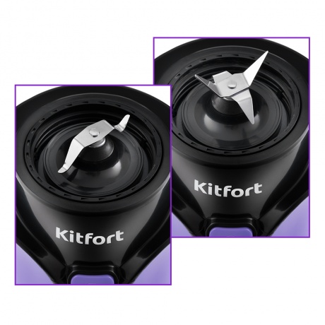Блендер Kitfort «3 в 1» КТ-3034-1 фиолетовый - фото 3