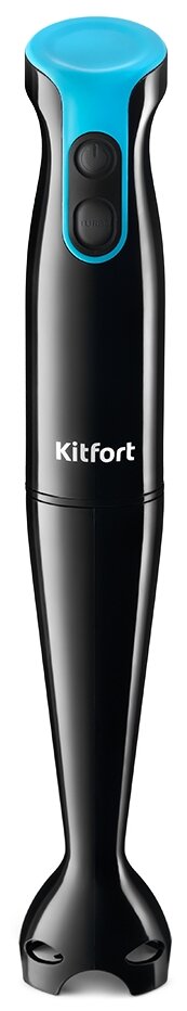 Блендер погружной Kitfort КТ-3040-3 черно-бирюзовый - фото 1