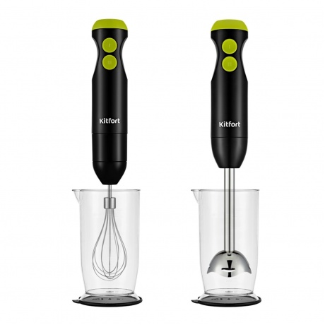 Блендер погружной Kitfort КТ-3041-2 черно-салатовый - фото 4