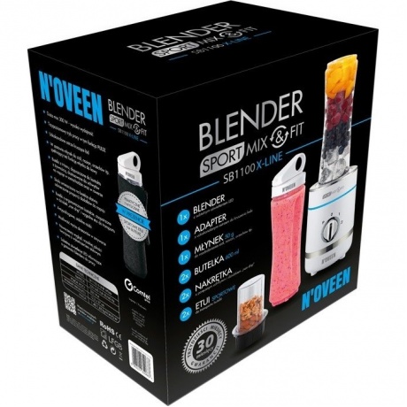 Блендер стационарный BQ SB1000 Черный-Серебряный - фото 4