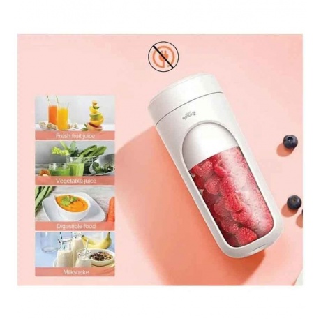 Блендер Deerma Portable Electric Juicer DEM-NU30, белый - фото 5