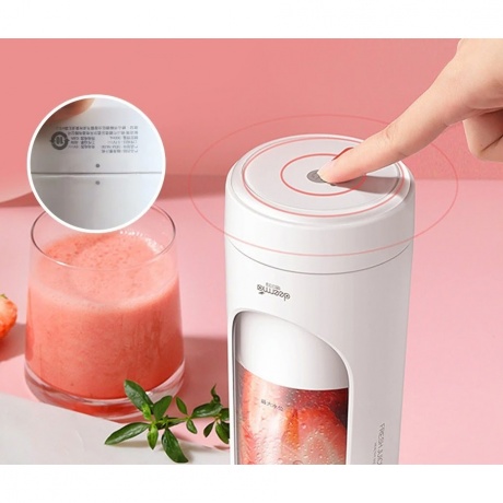 Блендер портативный Deerma Portable Electric Juicer DEM-NU30, белый - фото 14