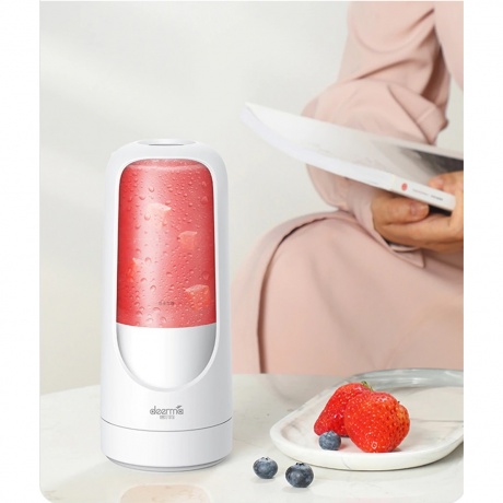 Блендер портативный Deerma Portable Electric Juicer DEM-NU30, белый - фото 5