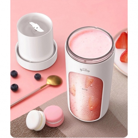 Блендер портативный Deerma Portable Electric Juicer DEM-NU30, белый - фото 6