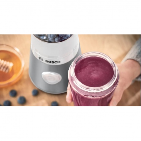 Блендер стационарный Bosch MMB2111T, 450 Вт. серебристый - фото 12
