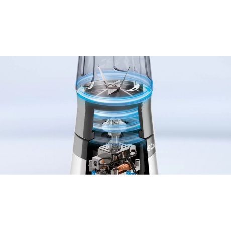 Блендер стационарный Bosch MMB2111T, 450 Вт. серебристый - фото 9