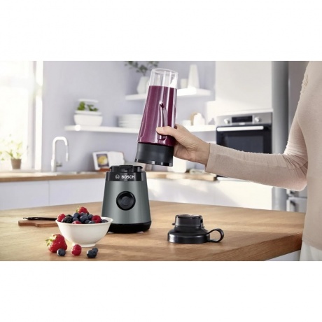 Блендер стационарный Bosch MMB2111S, 450 Вт, серый - фото 14