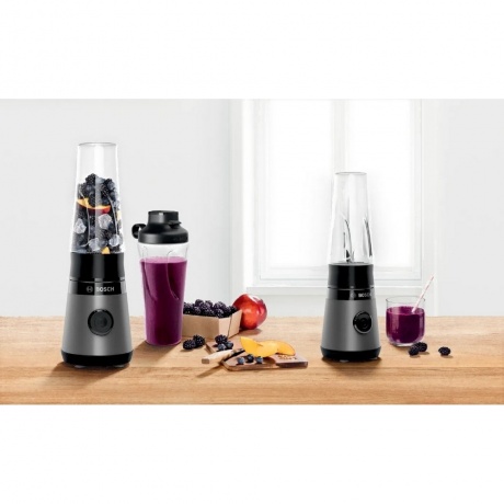 Блендер стационарный Bosch MMB2111S, 450 Вт, серый - фото 9