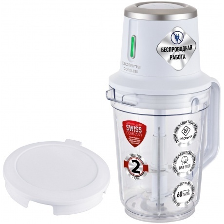 

Блендер настольный Polaris PTB 0435 Cordless CN белый