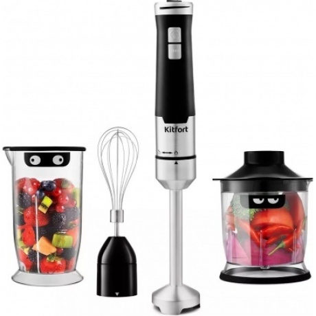 Блендер погружной Kitfort КТ-3053 1000Вт черный - фото 1