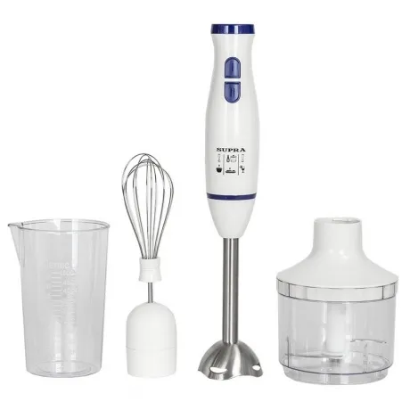 Блендер погружной Supra HBS-698 700Вт белый/синий