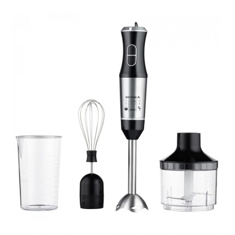 

Блендер погружной Supra HBS-798 800Вт черный/серебристый