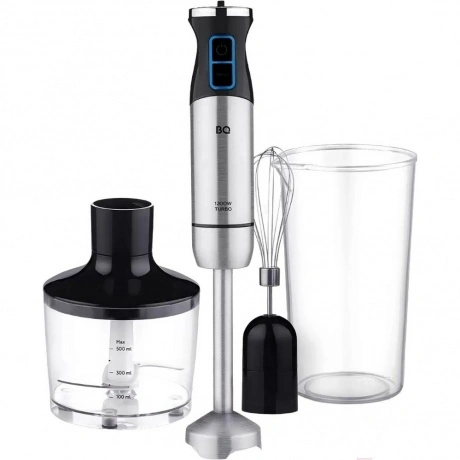 Блендер погружной BQ HB1032SS Черный-Стальной