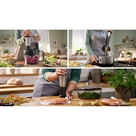 Блендер погружной Bosch MSM6M821, серый - фото 8