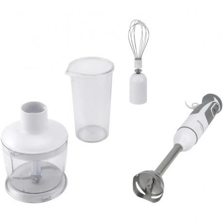 Блендер погружной Starwind SBP3242 1200Вт белый/серый - фото 6