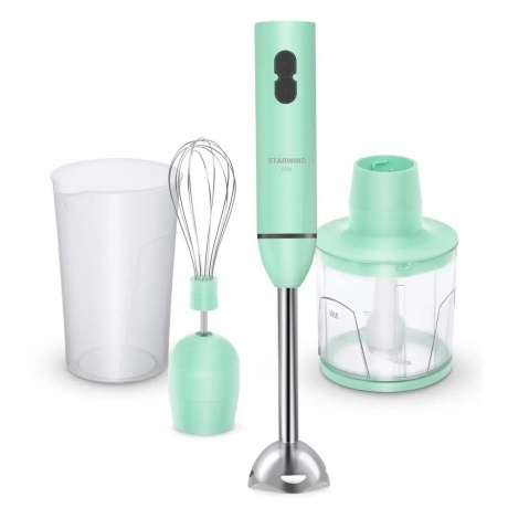 

Блендер погружной Starwind SBP1113C 750Вт бирюзовый