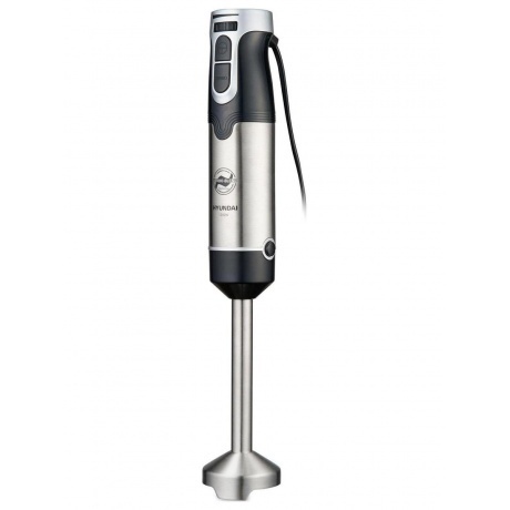 Блендер погружной Hyundai HYB-H3935 1200Вт черный/серебристый - фото 2
