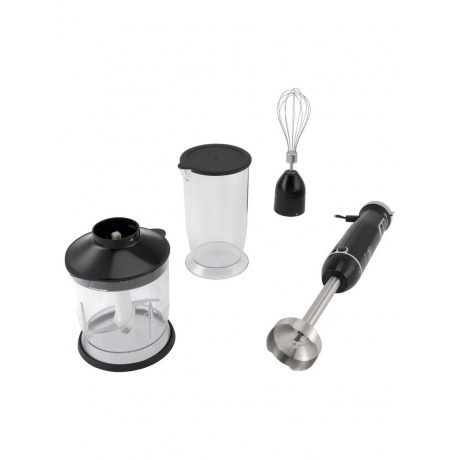 Блендер погружной Hyundai HYB-H3845 1000Вт черный/серебристый - фото 11