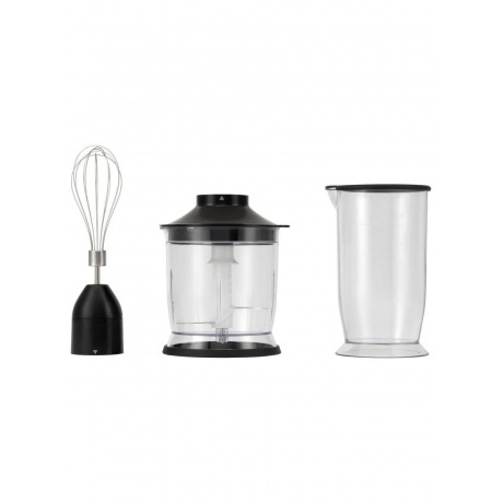 Блендер погружной Hyundai HYB-H3845 1000Вт черный/серебристый - фото 6