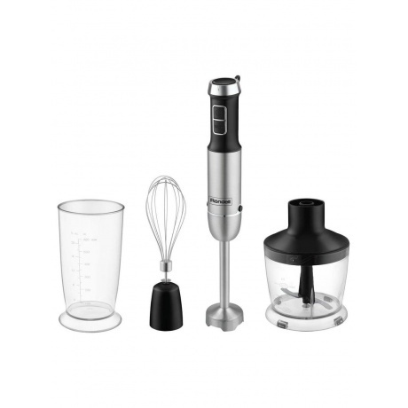 Блендер погружной Rondell RDE-1306 1200Вт черный/серебристый - фото 2